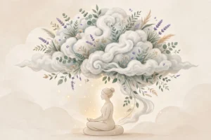 serene mind cloud brain