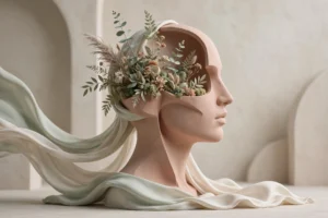 terracotta head garden